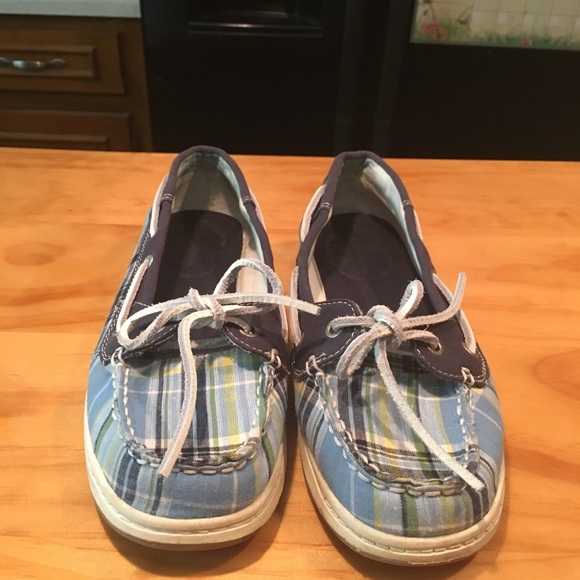 Croft & Barrow plaid boat deck shoes sz 6 1/2 - Picture 1 of 5